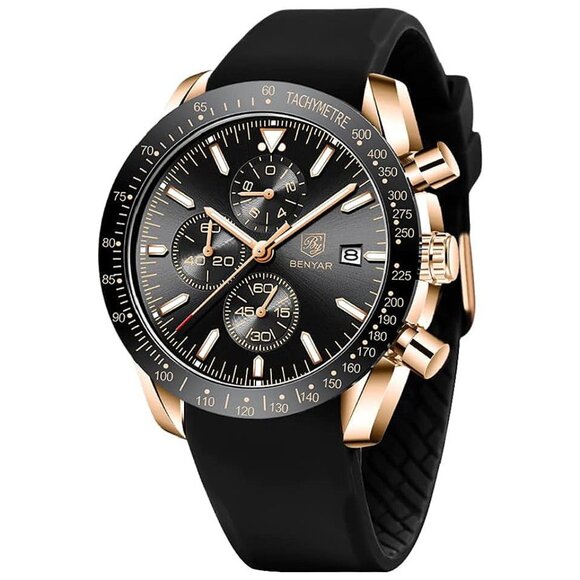 Watch for Men Analog Quartz Chronograph Waterproof Luminous...